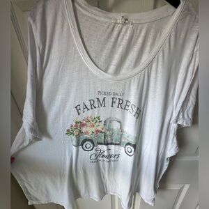 Maurices Soft White Tee